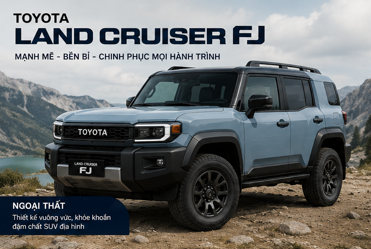Toyota Land Cruiser FJ: SUV Địa Hình Mới Mang Đậm DNA Land Cruiser