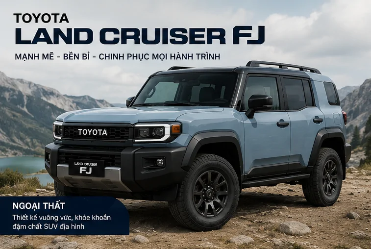 Toyota Land Cruiser FJ: SUV Địa Hình Mới Mang Đậm DNA Land Cruiser